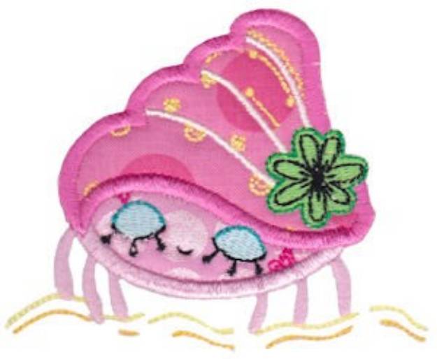 Picture of Decorative Sea Creature Applique Machine Embroidery Design