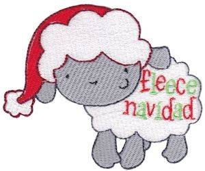 Picture of Fleece Navidad Machine Embroidery Design