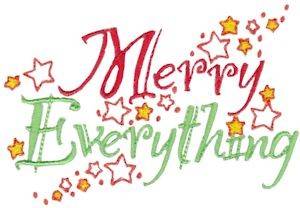 Picture of Merry Everything Machine Embroidery Design