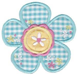 Picture of Daisy Applique Machine Embroidery Design