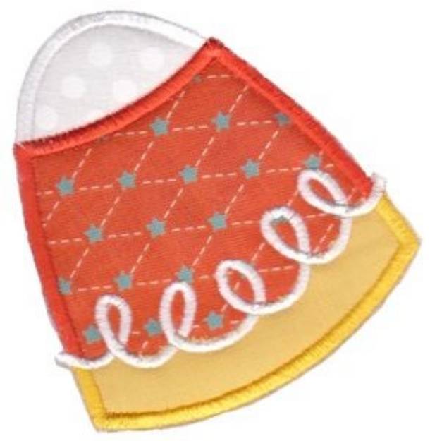 Picture of Applique Candy Corn Machine Embroidery Design