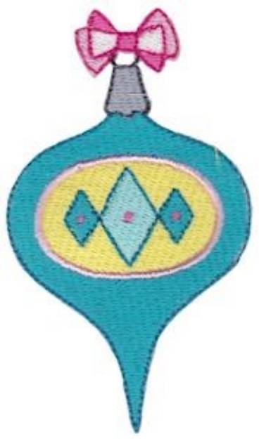 Picture of Retro Christmas Ornament Machine Embroidery Design