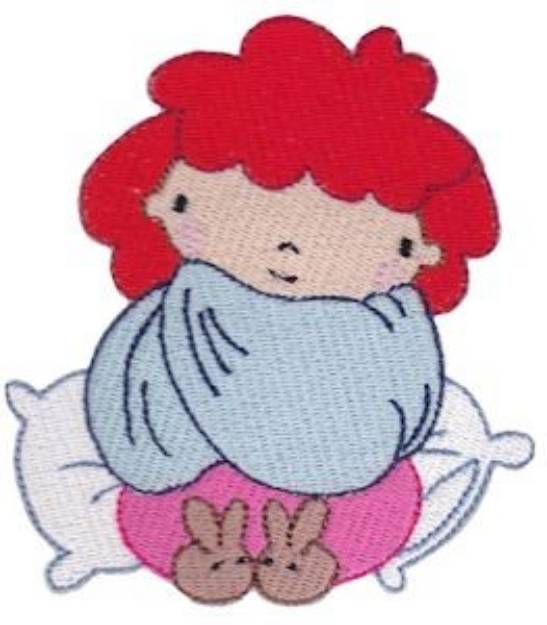 Picture of Bedtime Winter Cutie Machine Embroidery Design