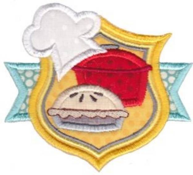 Picture of Badge It Cooking Applique Machine Embroidery Design