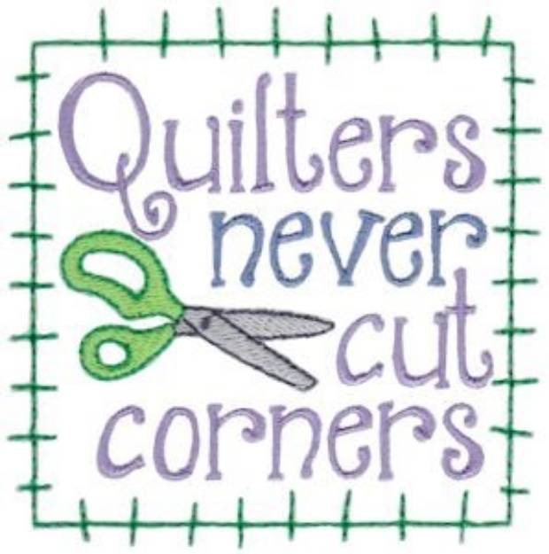 Picture of Cut Corners Machine Embroidery Design