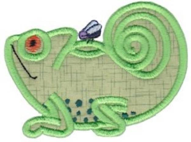 Picture of Chameleon Applique Machine Embroidery Design