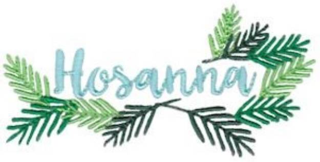 Picture of Hosanna Machine Embroidery Design