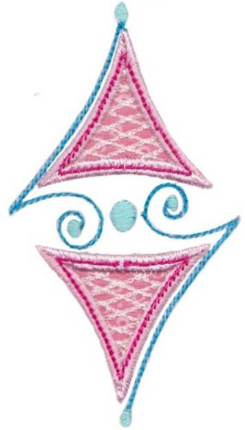 Picture of Traingles Applique Machine Embroidery Design