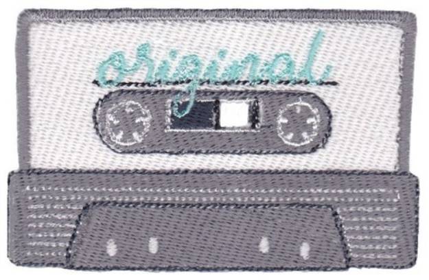 Picture of Cassette Tape Machine Embroidery Design