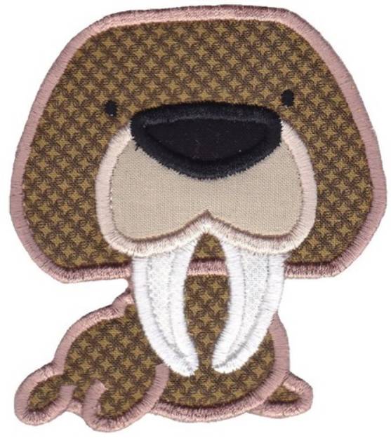 Picture of Walrus Applique Machine Embroidery Design