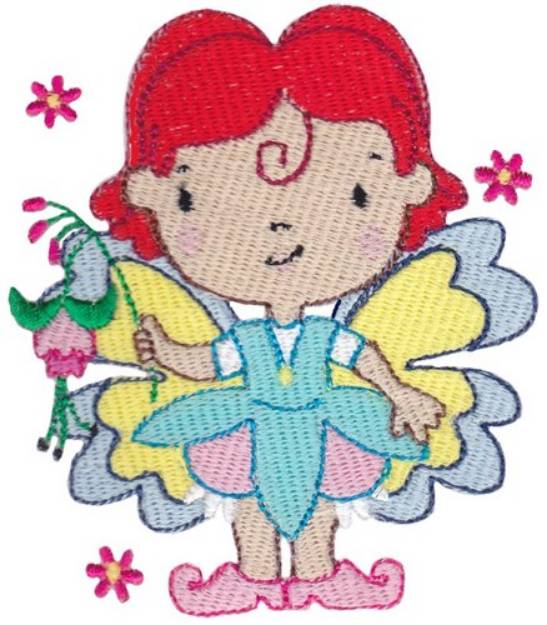 Picture of Flower Fairy Machine Embroidery Design