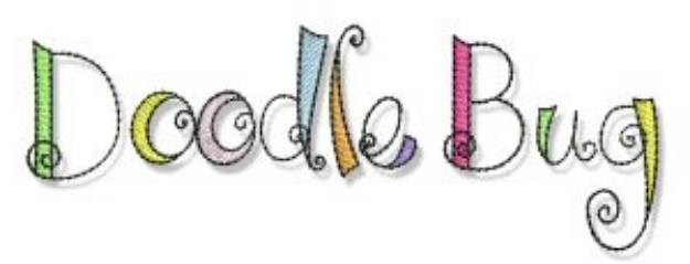 Picture of Doodle Bugs Applique Machine Embroidery Design