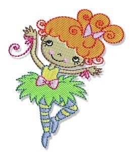 Picture of Ballet Cutie Machine Embroidery Design