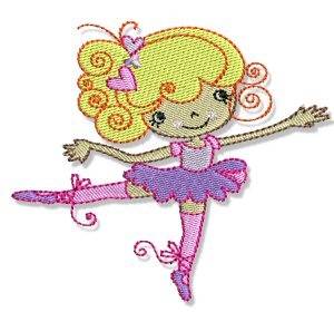 Picture of Ballet Cutie Machine Embroidery Design