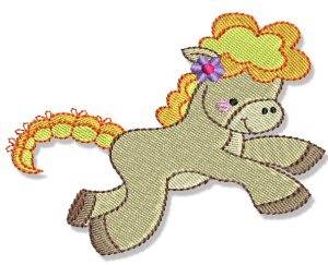 Picture of Pretty Pony Machine Embroidery Design