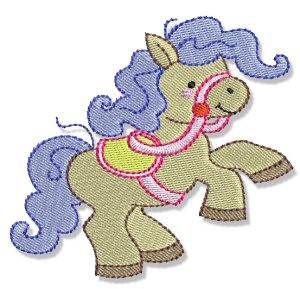 Picture of Pretty Pony Machine Embroidery Design