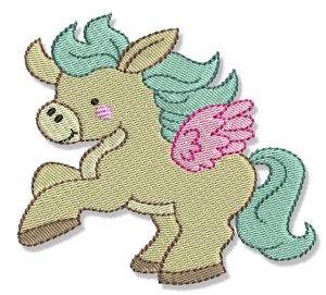 Picture of Pretty Pony Pegasus Machine Embroidery Design