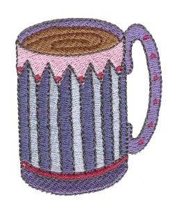 Picture of Coffee Mug Machine Embroidery Design