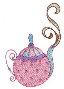 Picture of Coffee Pot Machine Embroidery Design