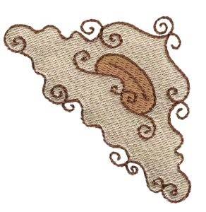 Picture of Coffee Bean Machine Embroidery Design