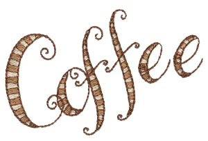 Picture of Coffee Machine Embroidery Design