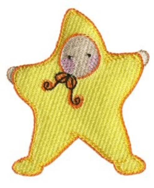 Picture of Star Costume Machine Embroidery Design