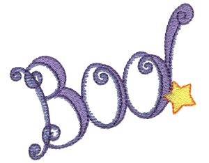 Picture of Halloween Boo Machine Embroidery Design