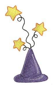 Picture of Witch Hat Machine Embroidery Design