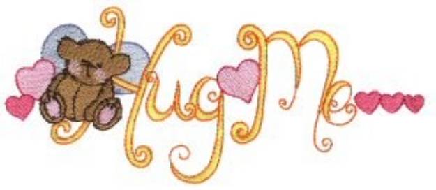 Picture of Hug Me Machine Embroidery Design