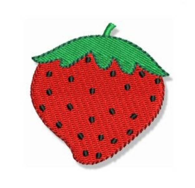 Picture of Strawberry Machine Embroidery Design