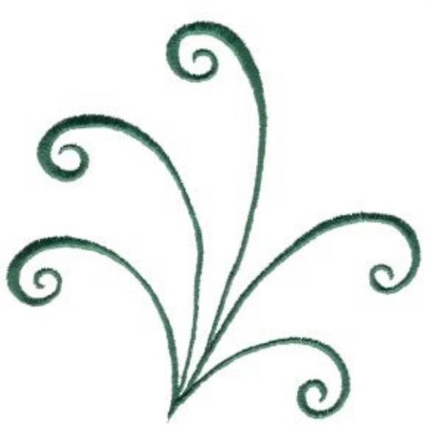 Picture of Elegant Swirls Machine Embroidery Design