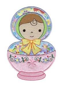 Picture of Russian Doll Machine Embroidery Design