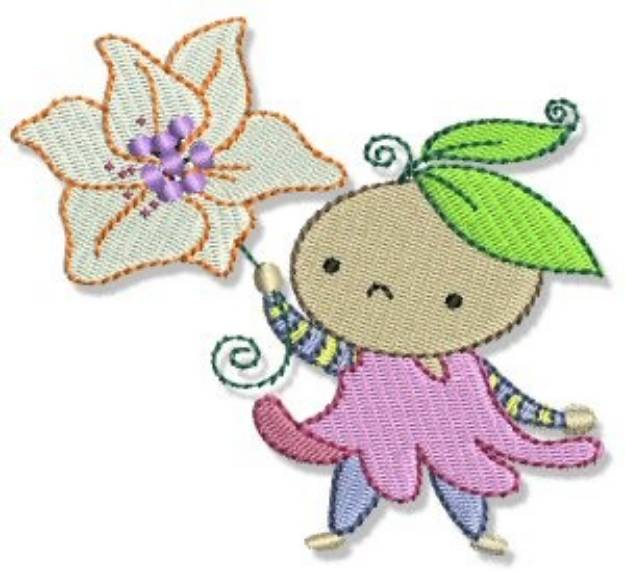 Picture of Blossom Baby Machine Embroidery Design