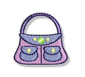 Picture of Girls Mini Purse Machine Embroidery Design