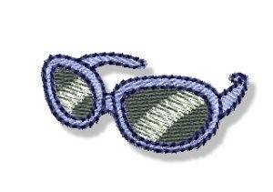 Picture of Girls Mini Sunglasses Machine Embroidery Design