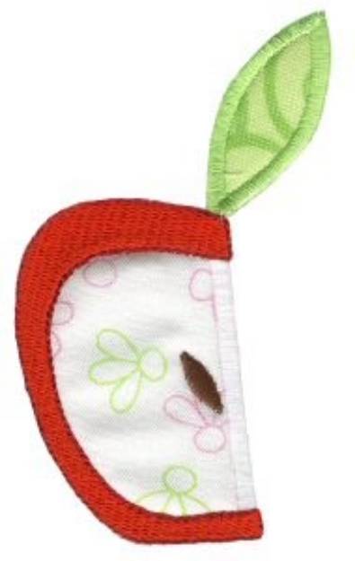 Picture of Apple Applique Machine Embroidery Design