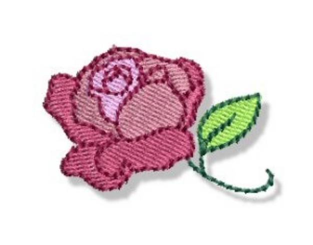 Picture of Valentines Mini Rose Machine Embroidery Design