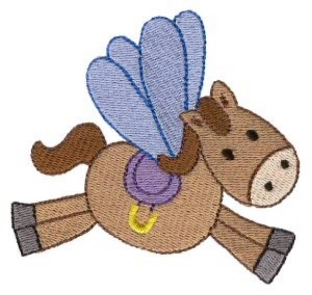 Picture of Horse Sprite Machine Embroidery Design