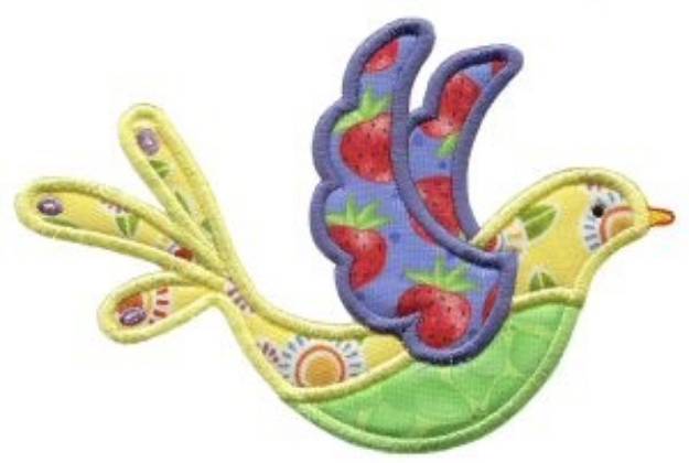 Picture of Feathered Friends Applique Machine Embroidery Design