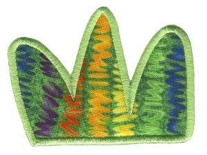 Picture of Jungle Daze Bush Applique Machine Embroidery Design