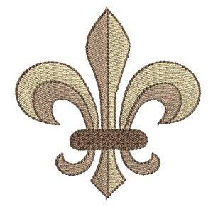 Picture of Fleur De Lis Machine Embroidery Design