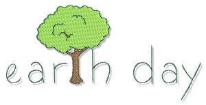 Picture of Earth Day Machine Embroidery Design