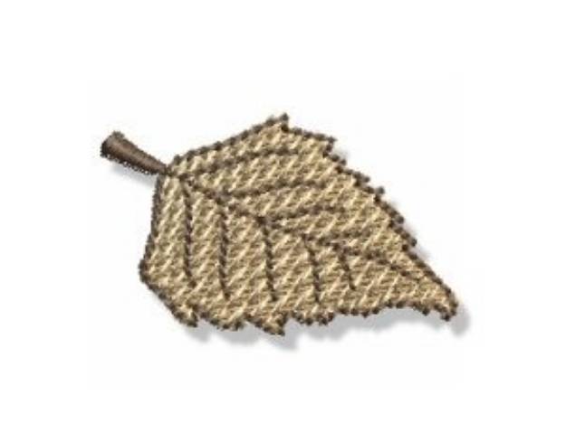 Picture of Autumn Mini Elm Leaf Machine Embroidery Design