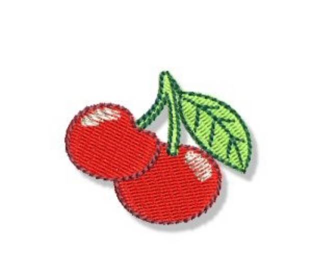 Picture of Mini Cherries Machine Embroidery Design