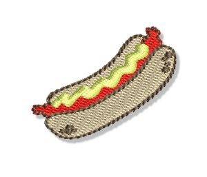 Picture of Mini Hot Dog Machine Embroidery Design