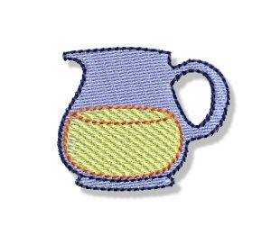 Picture of Mini Lemonade Pitcher Machine Embroidery Design