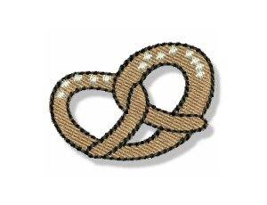 Picture of Mini Pretzel Machine Embroidery Design