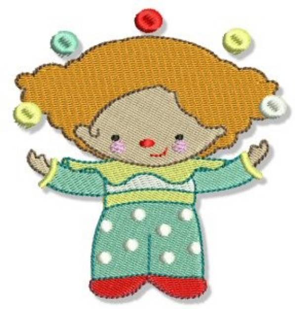 Picture of Juggler Machine Embroidery Design