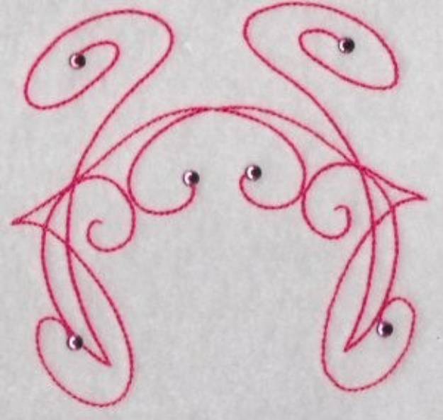 Picture of Flourish Machine Embroidery Design