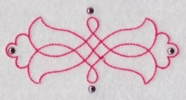 Picture of Decorative Scroll Machine Embroidery Design